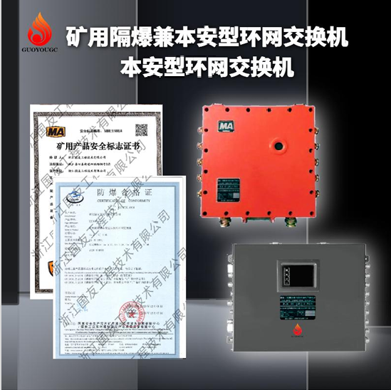 KJJ18矿用本安型万兆环网交换机
